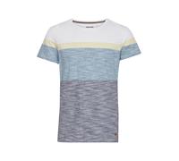 BLEND T-Shirt 'JAKOB' bleu / marron / jaune / blanc, Taille S