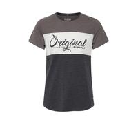 BLEND T-Shirt 'MALTE' gris / noir / blanc, Taille M