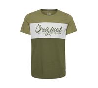 BLEND T-Shirt 'MALTE' vert / blanc, Taille S
