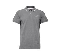BLEND T-Shirt 'Nate' gris foncé / blanc cassé, Taille S