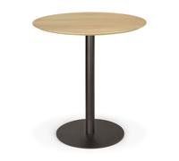 Blend Table Ø70cm Chêne laqué - Dark Bronze Ethnicraft - 5404023627360
