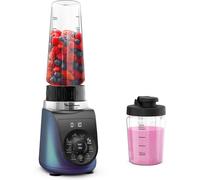 Blend Up,Mini Blender Puissant,1000W,8 Programmes Automatiques,Glace Pilée Lm19H4F0,Bleu