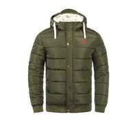 BLEND BHFrederico Homme Veste d'hiver Veste matelassée Veste Chaude doublée avec Capuche Cordon de Serrage Poches passepoilées Regular Fit, Taille:L, Couleur:Ivy Green (77086)