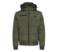 BLEND Veste d’hiver 'Boris' vert / noir, Taille S