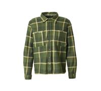 BLEND Veste mi-saison jaune pastel / olive / vert foncé, Taille XXL