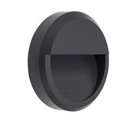 blendend Applique extérieure ronde 8 W 4000 K 500 lm gris foncé 5,5 x 23 cm IP65 - éclairage extérieur, étanche et résistant à la poussière.