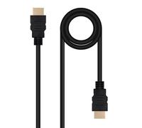 Blendend Câble HDMI 2.0 4K 60Hz 18 Gbps noir 1,5 m - Connexion haute vitesse pour streaming, gaming et visualisation haute définition.