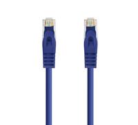 Blendend Câble réseau Cat.6A UTP AWG24 LSZH bleu 3 m, résistant au feu, idéal pour des connexions rapides et sécurisées aux réseaux de données.