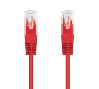Blendend Câble réseau Cat6 UTP AWG24 rouge de 30 cm, idéal pour connecter des appareils sur des réseaux Ethernet haut débit.