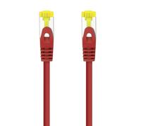 Blendend Câble réseau LSZH Cat 6A S/FTP AWG 26, 0,5 m, rouge, idéal pour des connexions rapides et sûres dans les environnements sensibles au feu.