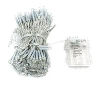 Blendend Guirlande lumineuse LED 10 m, blanc chaud, piles 3AA, idéale pour décorer des événements et créer des ambiances chaleureuses.
