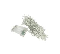 Blendend Guirlande lumineuse LED 10 m, piles 3AA, lumière blanche froide, idéale pour la décoration et l'ambiance lors d'événements et de fêtes.