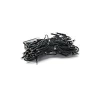 Blendend Guirlande lumineuse plate avec rideau solaire, blanc chaud, 3 m + 1 m x 1 m, idéale pour décorer l'extérieur et créer des ambiances chaleureuses.