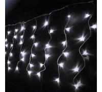 Blendend Lampes de rideau plates avec batterie 3AA, blanc froid, 5 m x 0,4 m, idéales pour la décoration et l'ambiance d'intérieur.