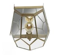 blendend Objectif 1 x E27, Cuir, Dimensions 25 x 26 x 16 cm, idéal pour la décoration et l'éclairage dans Les espaces domestiques.