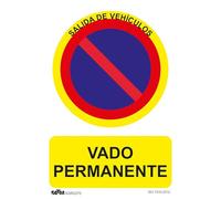 blendend Panneau permanent en PVC, matériau résistant, installation facile, idéal pour avertir des restrictions de passage.