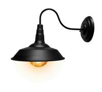 blendend Plafonnier mural vintage E27, dimensions 260 x 260 mm, idéal pour l'éclairage décoratif dans les maisons et les entreprises.