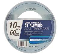 Blendend Ruban adhésif en aluminium haute résistance, idéal pour sceller et réparer, mesure 50 mm de large et 10 m de long, parfait pour de multiples applications dans la maison ou l'industrie.