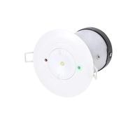 blendend Spot d'urgence 3 W avec optique de mise au point, IP20, auto-test 2H, idéal pour l'éclairage de sécurité et d'urgence.