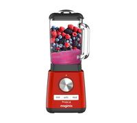 Bol mixeur blender - MAGIMIX - Rouge - 1300W - Fonction broyeur à glace - 4 présélections - 1,8L