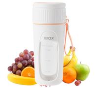 Blender à Jus - Appareil de Cuisine Compact et Puissant - Extracteur Mixeur à Fruits Rechargeable - Idéal Maison Bureau Camping Sport Randonnée Pique-Nique Voyage Escalade