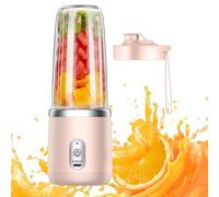 Blender à jus portable rechargeable - Machine à jus personnelle - Pour voyage, bureau, vacances, maison, salle de sport, appartement, pique-nique, plage