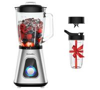 Blender à Smoothie BioloMix SF701 1300W avec Bol en Verre 1,5L, 2 Vitesses, Fonction Pulse
