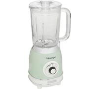 Ariete Mixeur en verre Vintage 583 – 1000W, 1,5 L, 4 vitesses, broyeur de glace, Vert