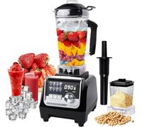 Blender Blendra, mixeur à smoothie avec bol mélangeur de 2 L et pichet de broyage de 600 ml, 6 lames tranchantes pour kit