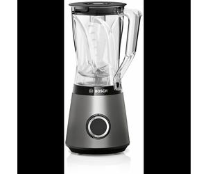 Blender Bosch Serie 4 MMB6141S 1200W Argent - Bol Tritan 1.5L, 2 vitesses, Fonction Pulse, Lames amovibles, 220-240V, 230x195x410mm