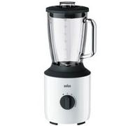 Blender Braun JB3150WH Système de Sécurité 1.5L 800W 230V Verre Plastique Acier Inoxydable Noir Black G