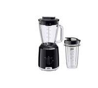 Braun Mélangeur PowerBlend 1 JB1051BK – 600 W, 2 vitesses, verre Smoothie2Go, noir