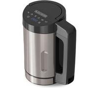 Black+Decker - Soup Maker BXSM1000E 1040W | Carafe en Acier Inoxydable 1,6L | 7 Programmes Automatiques | Fonction Maintien au Chaud | Écran Digital | Sans BPA