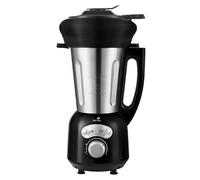 Senya blender chauffant cook&ice 1400w noir et son panier vapeur en silicone de 2l