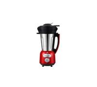 blender chauffant cook&ice rouge et son panier vapeur en silicone piable de 2l sycp-hb008ra