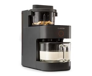 Blender chauffant - Klarstein Marcia Nut 300 - Machine à lait - 1200 ml - 360° Touch - Mixeur - Réservoir d'eau amovible - noir