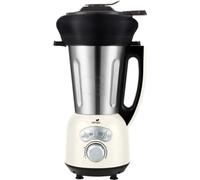 Blender Chauffant Mixeur 1400W 1.5L Bol Inox Panier Vapeur 2L Crème Cook & Ice