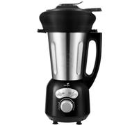 Blender Chauffant Mixeur 1400W Noir Panier Vapeur 2L Cook & Ice Multifonction