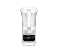 Blender chauffant Moulinex Soup et Plus avec panier vapeur 1100 W Argent et Blanc