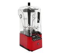 Blender commercial silencieux avec panneau de commande tactile et fonction minuterie selon la norme européenne 220 V, capot insonorisant et gobelet PC pour café, bar et restauration