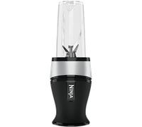 Ninja 700W Mixeur Slim et Smoothie Maker, 2x 470ml gobelets avec couvercles à bec, mixeur personnel, écrase la glace et les fruits congelés, argent/noir QB3001EUS