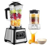 Blender de cruche 2 en 1, mélangeur de smoothie à 2,5 L, Milkshake portable 6000W Milkshake Double Cups Grinder, BPA gratuit, fabricant de processeurs pour cuisine, shakes, sauces, jus
