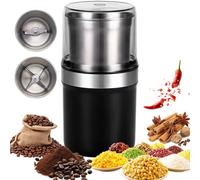Blender de Moulin À Épices Électrique 200W - Broyage Stéréo À 360 °, Bruit Bas, Broyeur de Cuisine Compact Portable pour Grains de Café, Épices, Herbes, Noix, Céréales, Graines Et Plus
