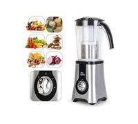 Blender E1339 220W 1.25L Electrique 3 Programmes Remuer la Nourriture Protection Contre la Surchauffe 2 Lames Gris