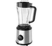 Blender Électrique 350W 1.8L 2 Vitesses avec Lames en Inox Mixage Polyvalent Avizar Noir / Argent Noir / Argent