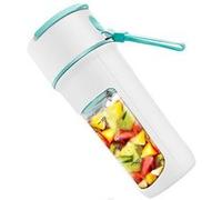 Blender électrique portable Smoothie 0,34L 55W avec Type-C rechargeable blanc AQ0847 VENDOS85 Blanc