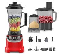 Blender Haute Performance 2000 Watts, Batteur Sur Pied En Acier Inoxydable, Capacité 3 Litres, 32000 Tr/Min, Pour Presser Le Jus, Hacher La Viande, Les Milkshakes, La PuréE De Fruits