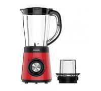 Blender Heinner RedPower HBL-500RRD, 500W, 2 vitesses + Pulse, capacité du récipient 1,5l, blender inclus, Rouge
