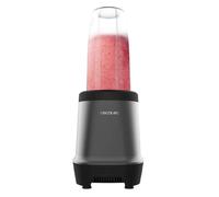 Cecotec Blender individuel Nutriblender Fusion, Puissance 1000 W, 6 Lames avec Revêtement en Titane Noir, Smoothies, Milk-shakes et Jus, 2 Bouteilles portables de 900 et 500 ml, Broie Glace