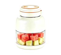 Blender Juicer Portable - 800 ml USB rechargeable avec balance anti-fuite - gobelet à jus portable - Pour Glace Pilée Fruits Et Légumes À La Maison Salle De Sport Voyages Camping Pique-Niques Aventure